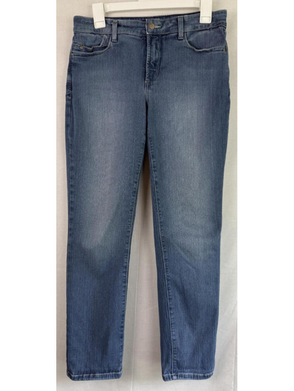 Not Your Daughters Jeans NYDJ Skinny Jeans Womens Size 8 Blue USA MADE Stretch